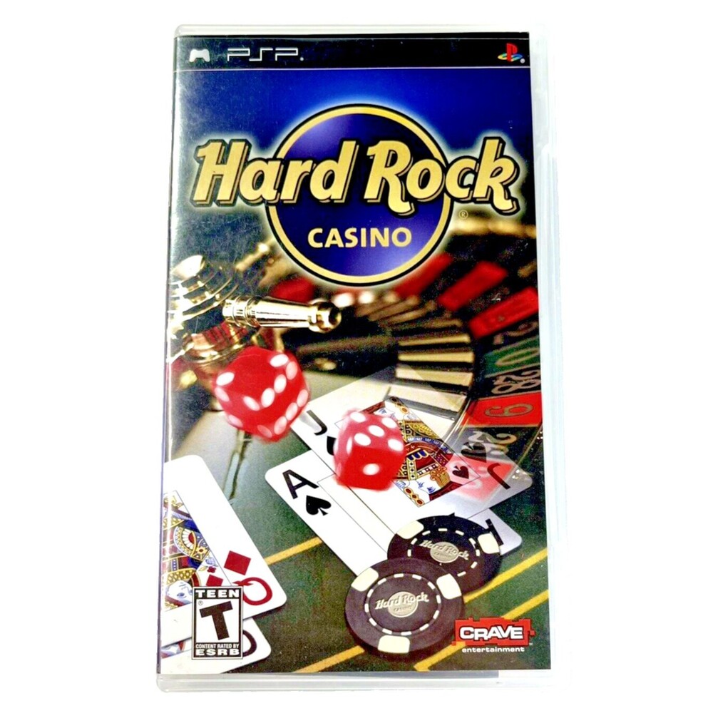 Hard Rock Casino Sony PSP 2007 PlayStation Portable Complete with Manual Tested